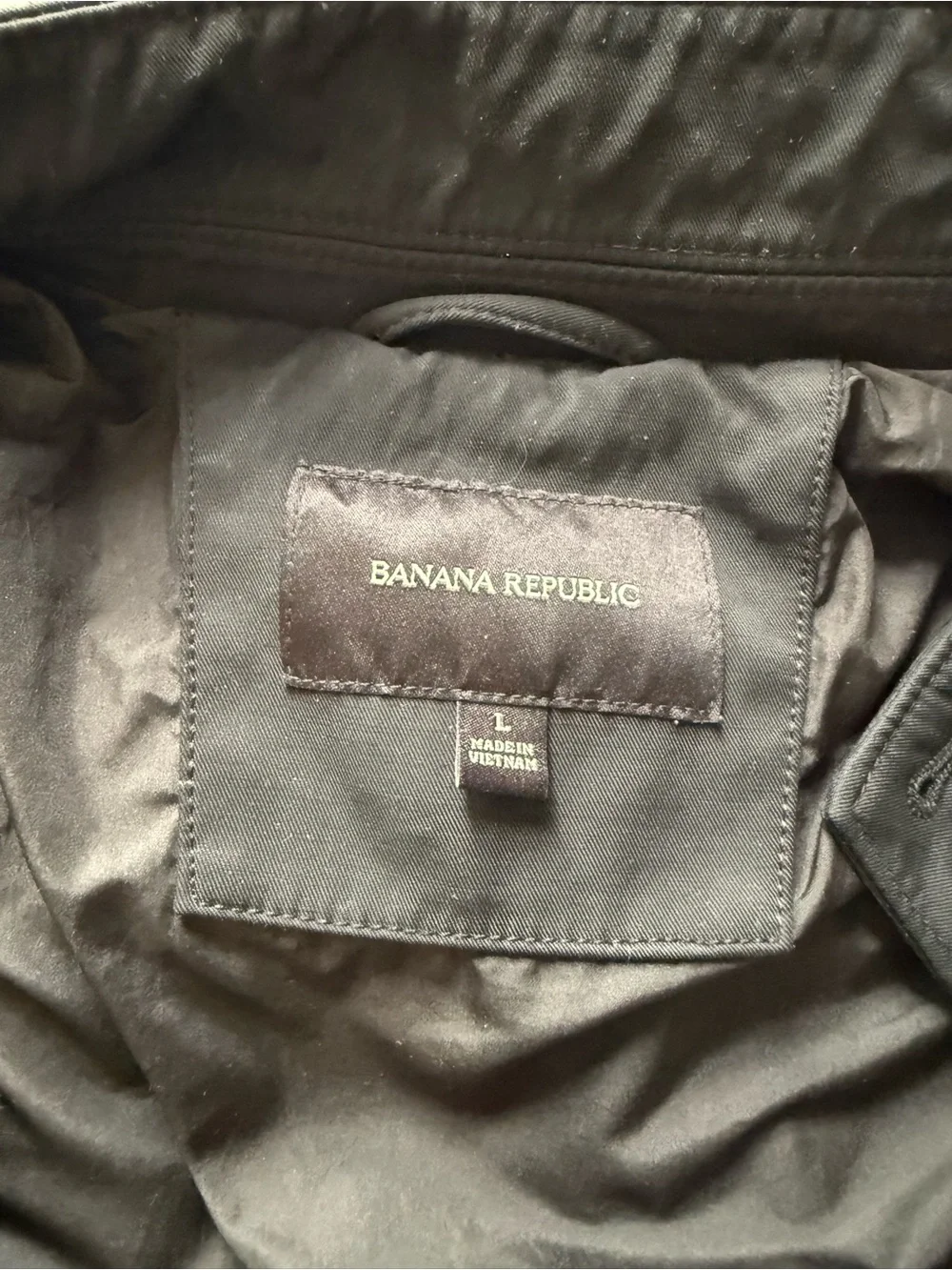 Banana Republic Black Bomber Jacket